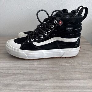 Vans Off The Wall HEIQ ECO Dry Snekers M Sz 7.5 Women Sz 9 Shoes Black/White